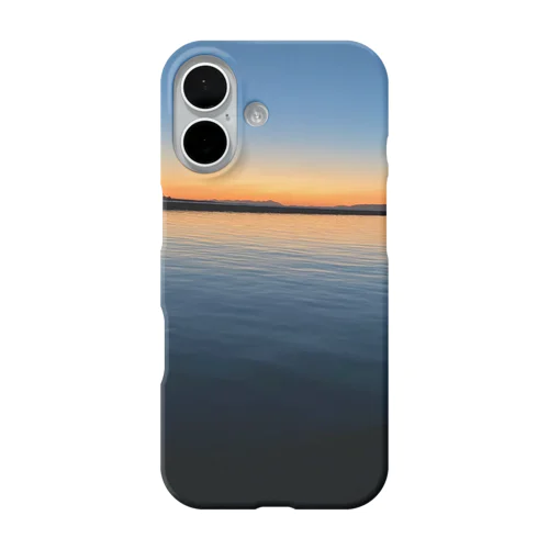 スマホケース夕焼けと海 iPhone Smartphone Case