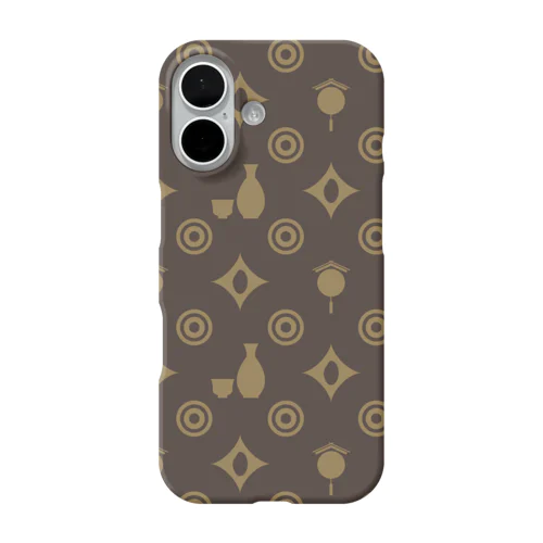 日本酒モノグラム iPhone Smartphone Case