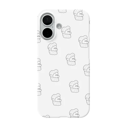 "Mojya Face(black and white)" Smartphone case iPhone Smartphone Case