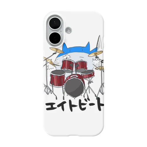 ドラムを叩くエイ iPhone Smartphone Case