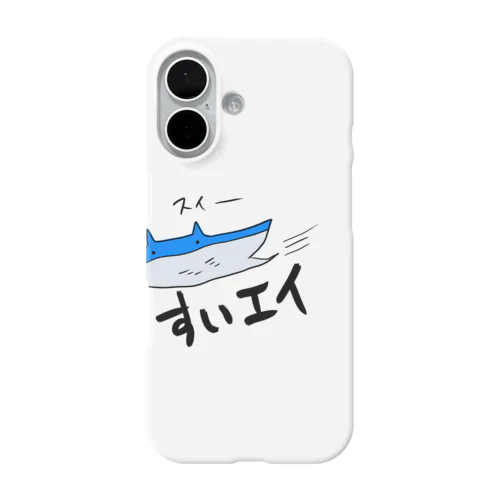泳ぐエイ iPhone Smartphone Case