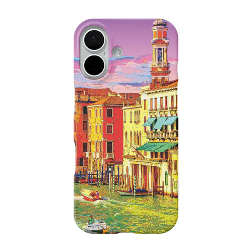 イタリア ヴェネツィアの夕暮れ iPhone Smartphone Case