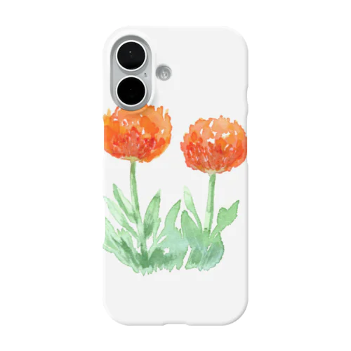 花の水彩画1 iPhone Smartphone Case
