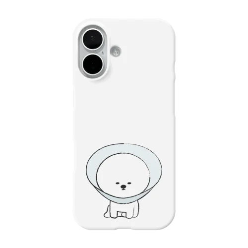 まんまるビション（エリザベスカラー） iPhone Smartphone Case