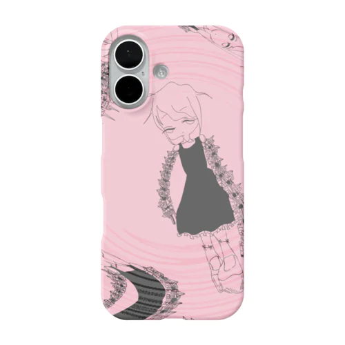 ユラユラ女の子 iPhone Smartphone Case