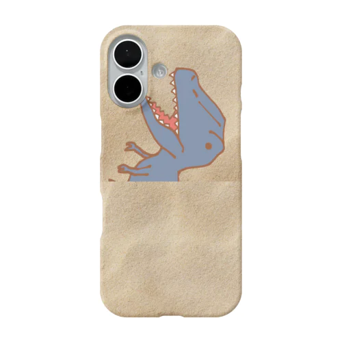 【埋まり恐竜】てぃらのさうるす iPhone Smartphone Case