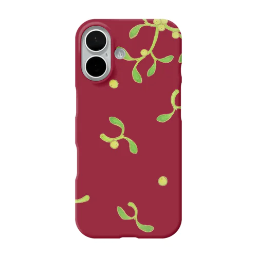 宿り木　臙脂 iPhone Smartphone Case