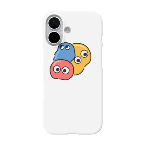 カラフル三兄弟 iPhone Smartphone Case