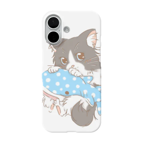 サメ好き猫さん【ジンベエザメ】 iPhone Smartphone Case