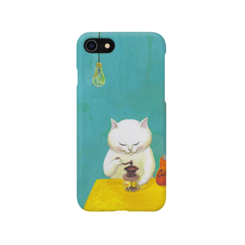 豆を挽く ※iPhone SE等専用 iPhone Smartphone Case