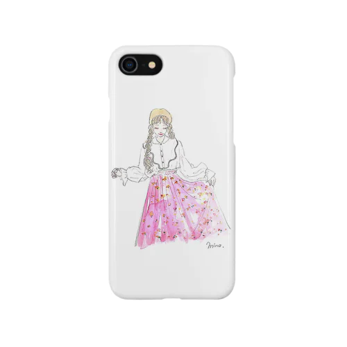 春コーデ iPhone Smartphone Case