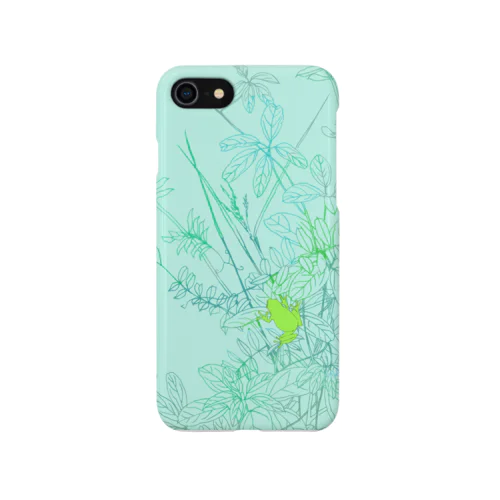あめまちカエル   みずいろ iPhone Smartphone Case