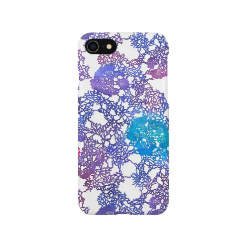 レースフラワー iPhone Smartphone Case