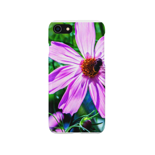 ミツバチとコスモス iPhone Smartphone Case