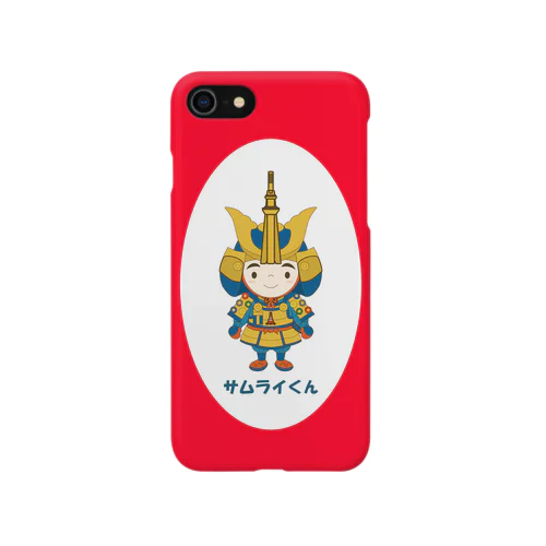 東京のゆるキャラ、サムライくんのiPhoneケースです。 iPhone Smartphone Case