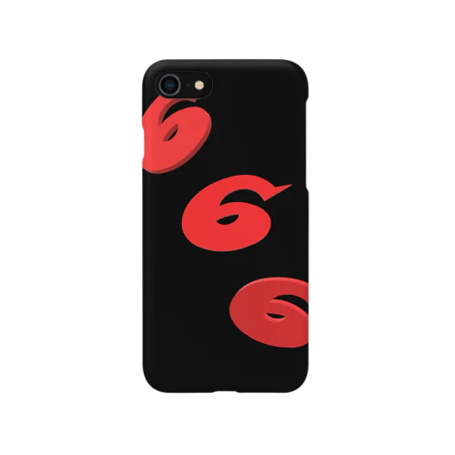 triple６red iPhone Smartphone Case