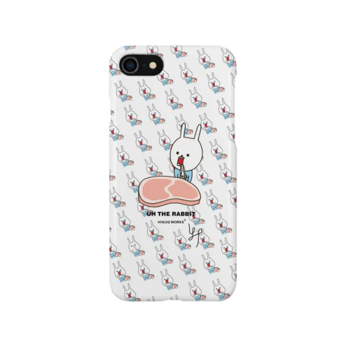 ウサギのウーの生肉じゅるる[namaniku white] iPhone Smartphone Case