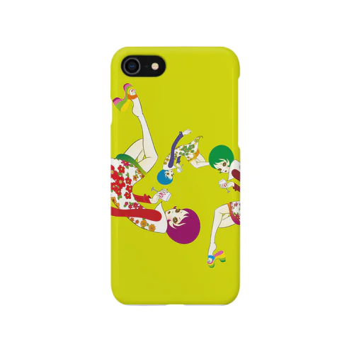 ワイングラスを持つ女 iPhone Smartphone Case