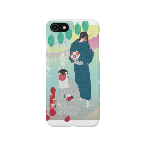 祭の河原 iPhone Smartphone Case