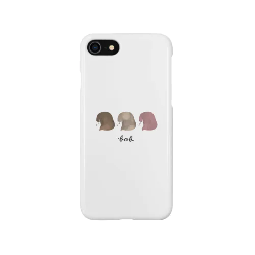 ボブヘアーガールズ iPhone Smartphone Case