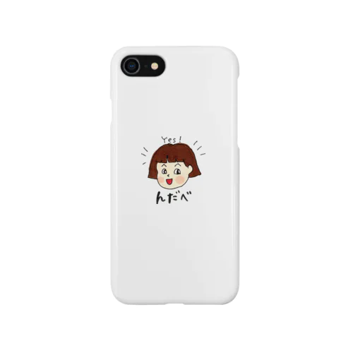 石巻弁めんこちゃん「んだべ」 iPhone Smartphone Case