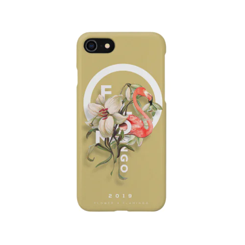 FLOMINGO(flower X flamingo) yellow iPhone Smartphone Case