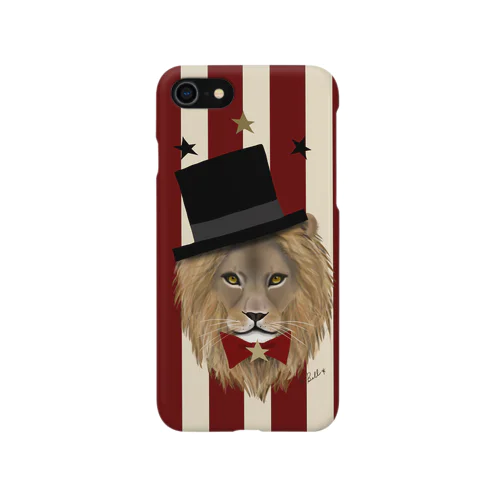 お洒落ライオン iPhone Smartphone Case