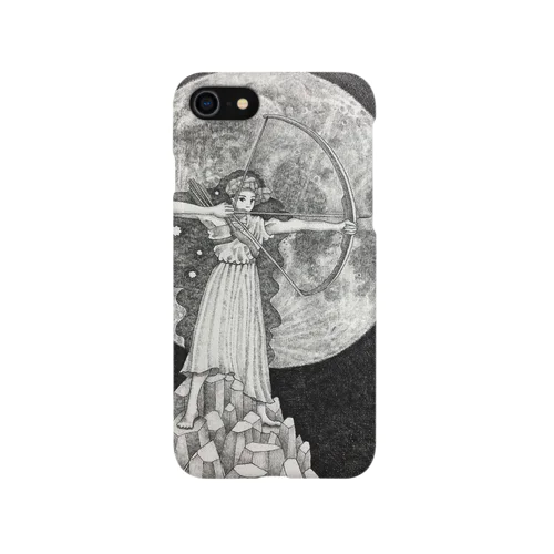 月の女神 iPhone Smartphone Case