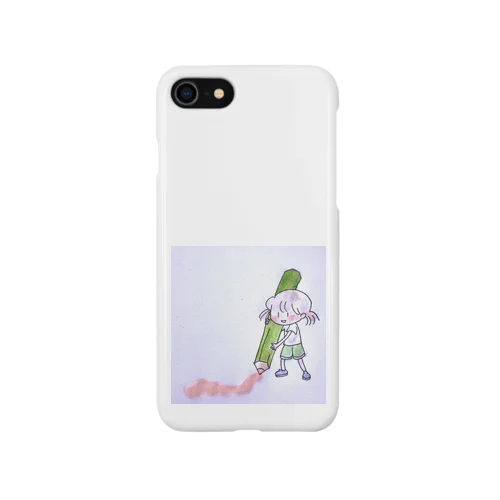 えんぴつガール iPhone Smartphone Case