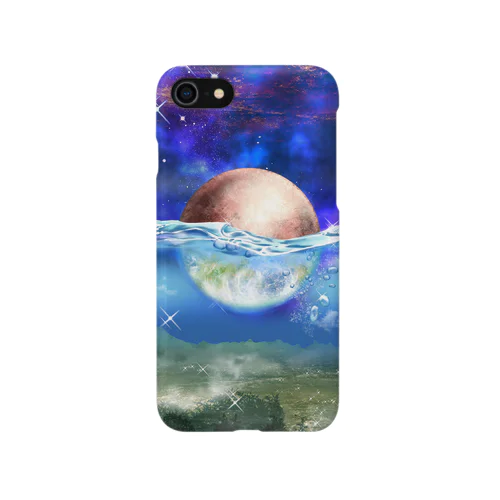 宇宙、星、魔法の水。 iPhone Smartphone Case