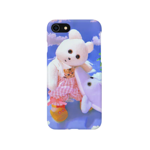 くまきちの夏休み iPhone Smartphone Case