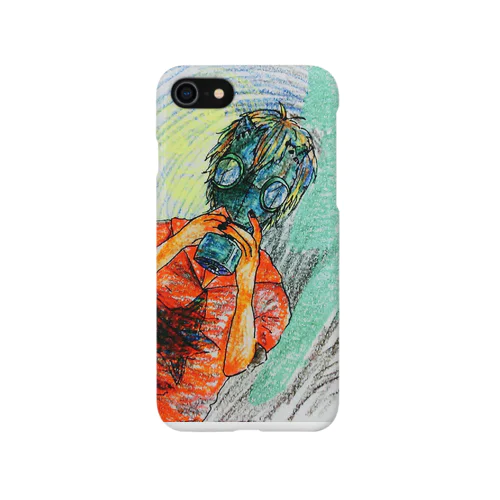 ガスマスクと夜と毒 iPhone Smartphone Case