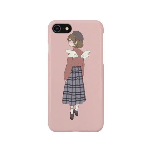 ぼうしの女の子 iPhone Smartphone Case