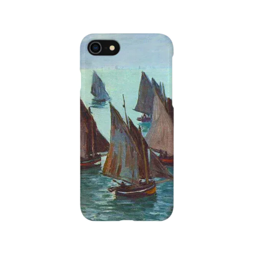 クロード・モネ/ 1868 / Fishing Boats, Calm Sea iPhone Smartphone Case