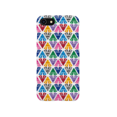 テント柄だカラー♪ iPhone Smartphone Case