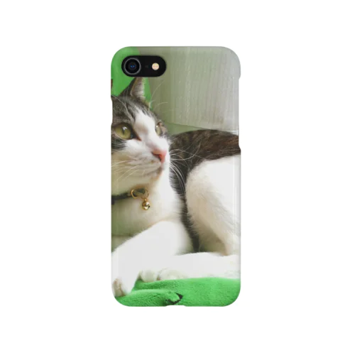 ハチワレ猫 ムン iPhone Smartphone Case
