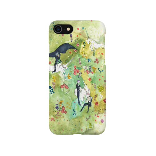 鯨ノ世界（一角の丘） iPhone Smartphone Case