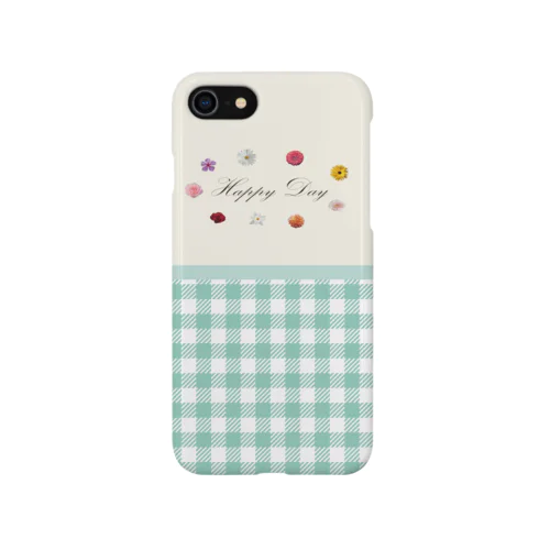 幸せな日　グリーン iPhone Smartphone Case
