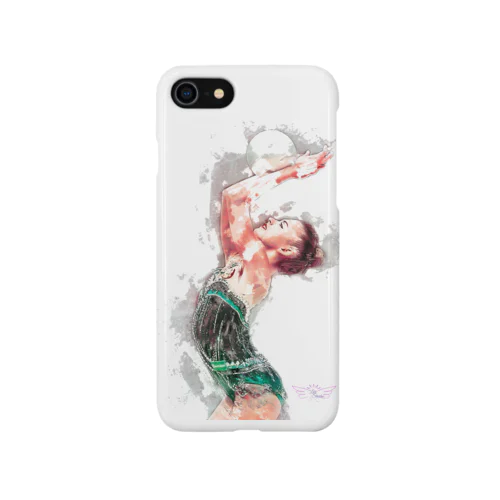 新体操ガール　グリーン iPhone Smartphone Case