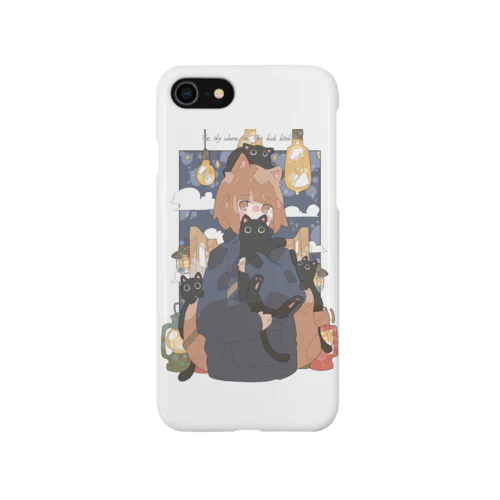 「星が瞬く夜に。」アイコンver. iPhone Smartphone Case