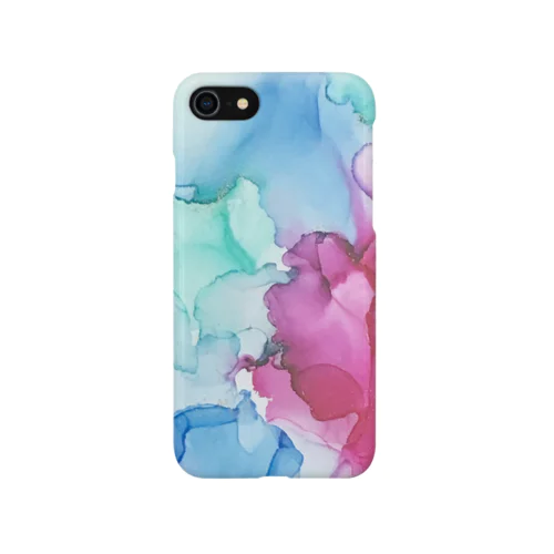 アルコールインクアート iPhone Smartphone Case