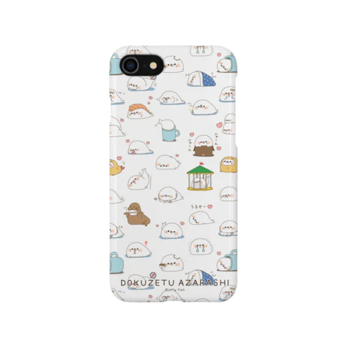 毒舌あざらし☆総柄スマホケースiphone5/6/6plus共 iPhone Smartphone Case