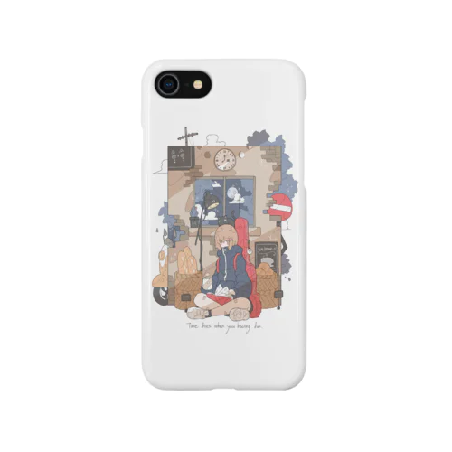 「ねことベーカリー🥖」夜ver. iPhone Smartphone Case