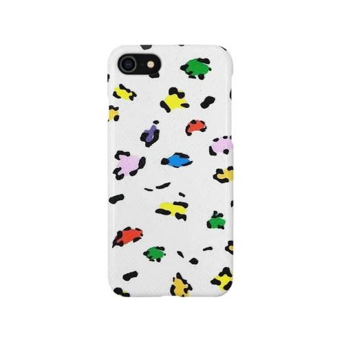 カラフルヒョウ柄 iPhone Smartphone Case