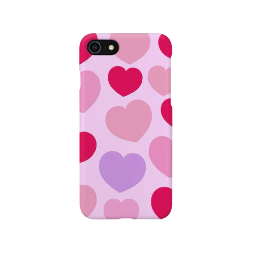 総柄ハートiPhoneケース iPhone Smartphone Case
