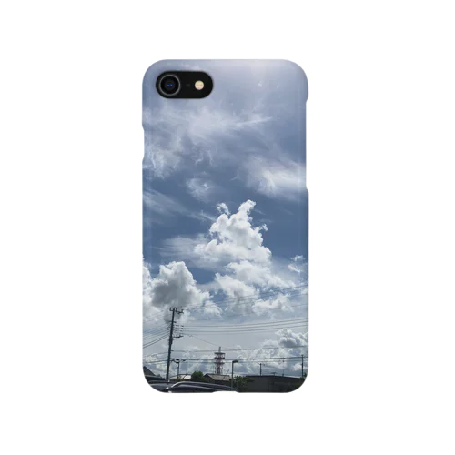 とある昼の夏の空 iPhone Smartphone Case