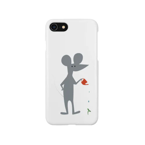 ちょっと小粋なねずみ君の水やり iPhone Smartphone Case