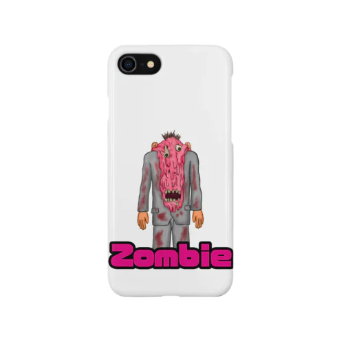 背広を着たゾンビくん。 iPhone Smartphone Case