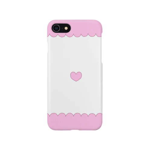 ほわほわはーと(ぴんく) iPhone Smartphone Case