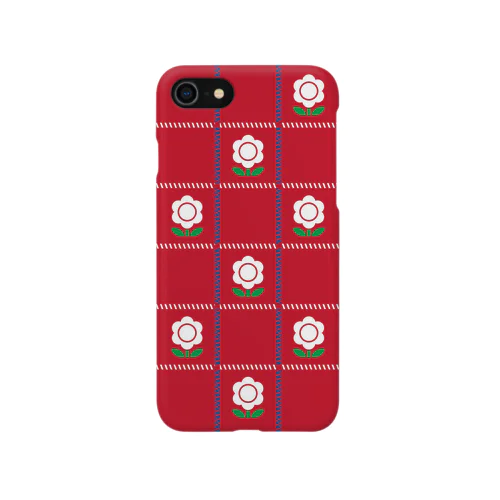 花田さんちのこたつカバー　赤 iPhone Smartphone Case